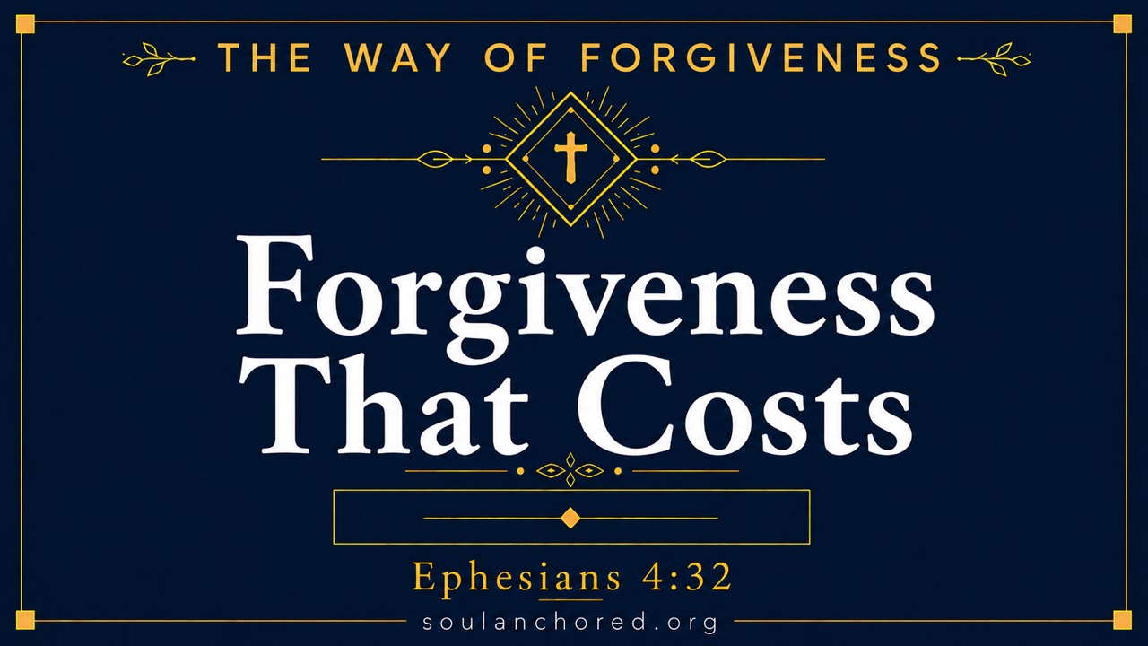 Day 102 devotional - Forgiveness That Costs - The Way of Forgiveness - Soul Anchored