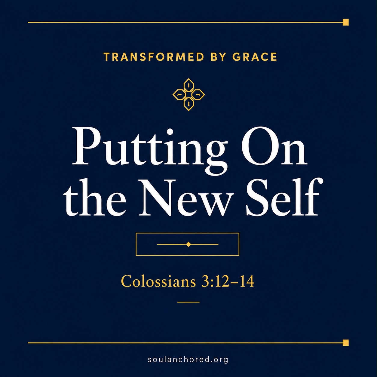 Day 46 devotional - Putting On the New Self - Soul Anchored
