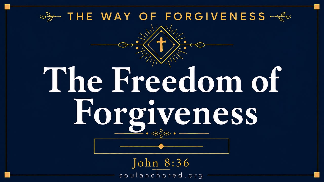 Day 105 devotional - The Freedom of Forgiveness - The Way of Forgiveness - Soul Anchored