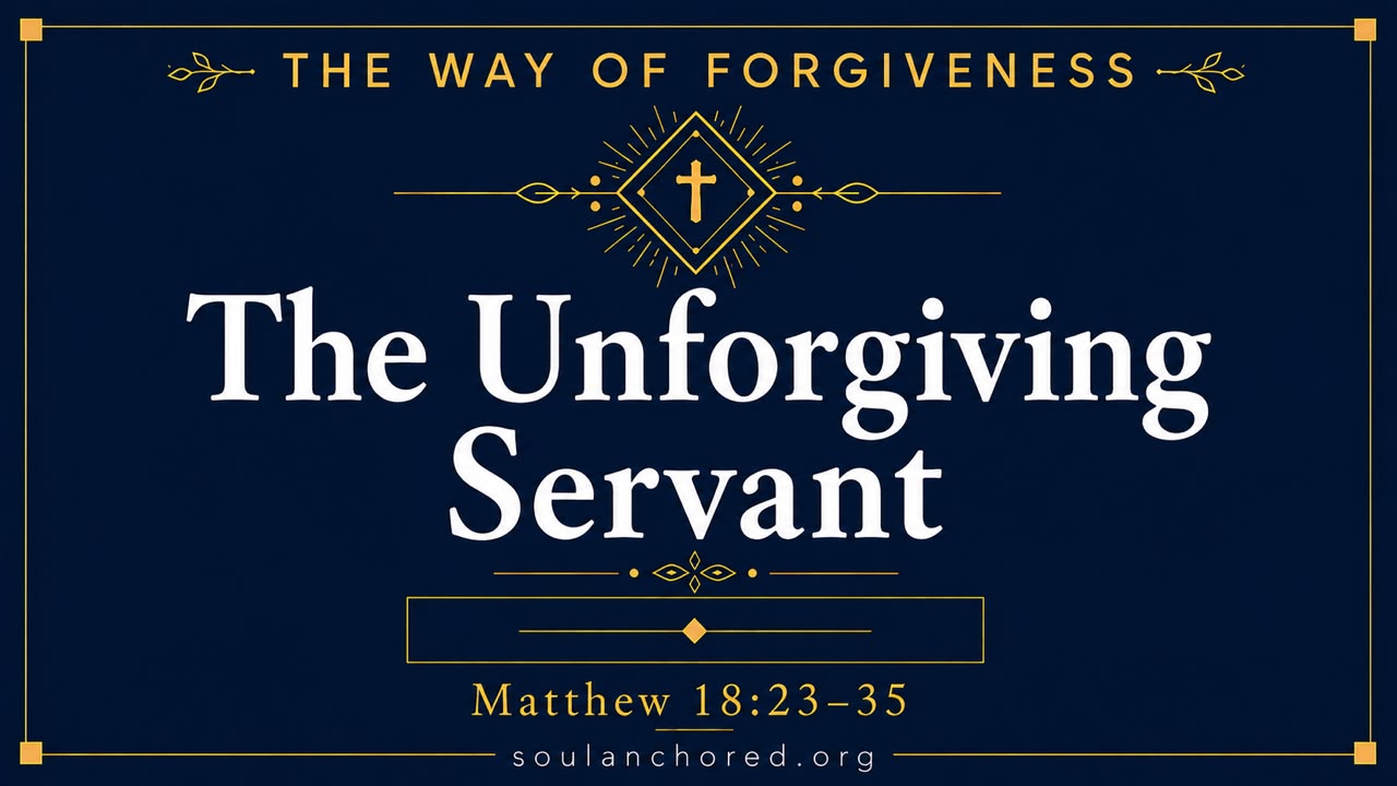 Day 100 devotional - The Unforgiving Servant - The Way of Forgiveness - Soul Anchored